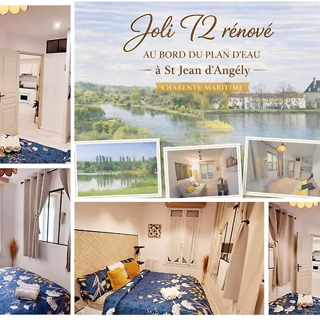 Joli T2 Renove Bord Plan D'eau Saint-Jean-dʼAngély