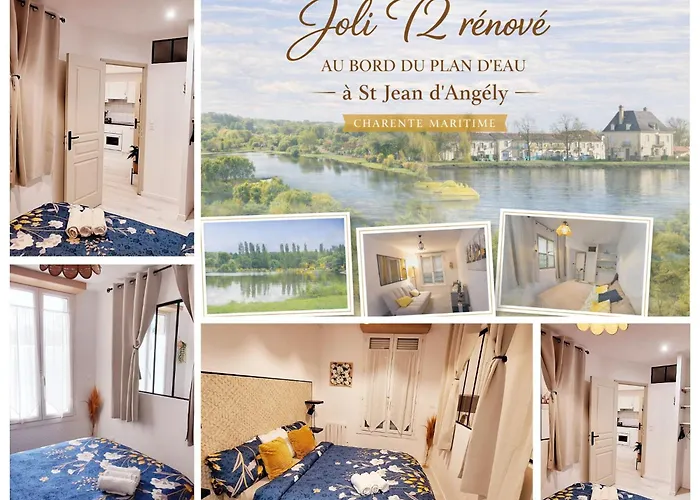 Joli T2 Renove Bord Plan D'eau Saint-Jean-dʼAngély